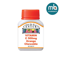 21ST CENTURY VITAMIN C 500 CHEWABLE TABLETS 100'S