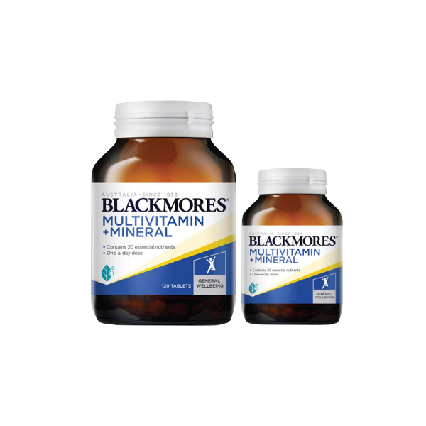 BLACKMORES MULTIVITAMIN AND MINERALS TABLET 120'S+30'S