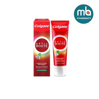 COLGATE OPTIC WHITE MINT PLUS MINERAL TOOTHPASTE 100G