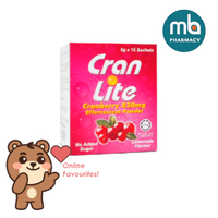 CRAN-LITE EFFERVESCENT SACHET 5G X 12'S