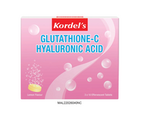 KORDEL'S GLUTATHIONE-C HYALURONIC ACID EFFERVESCENT TAB 30'S