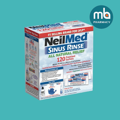 NEILMED SINUS RINSE PREMIXED SACHETS 120'S