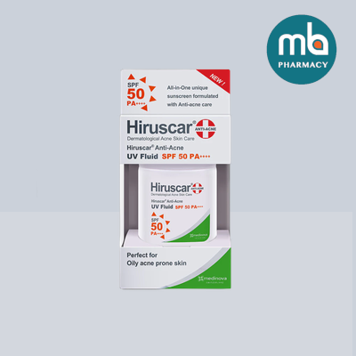 HIRUSCAR ANTI ACNE UV FLUID SPF50+ 25G