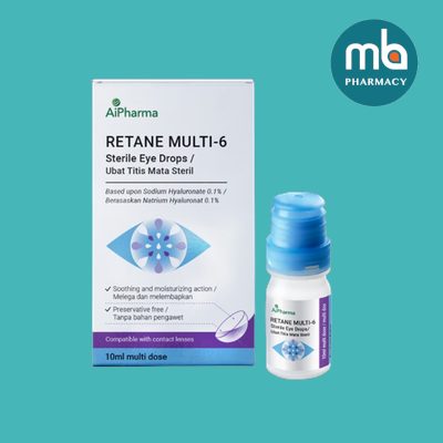 RETANE MULTI-6 STERILE EYE DROPS 10ML