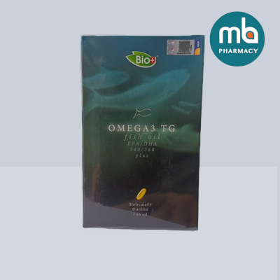 BIO+ OMEGA3 TG FISH OIL SOFTGEL 60'S