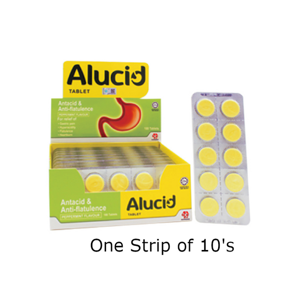 ALUCID CHEWABLE TABLETS 10'S