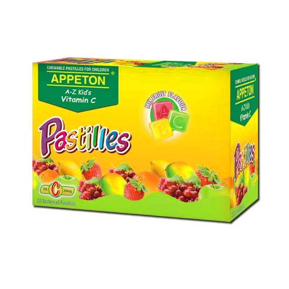 APPETON A-Z KIDS VIT C PASTILLES 5'S X20 – Medibay Pharmacy : Health ...