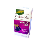 APP ESSENTIALS ACTIV-C 250 CHEWABLE TAB BLACKCURRANT 60'S